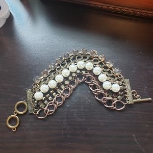 Mix media bracelet